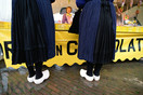 Staphorst 1990 'white clogs at the Wednesday market'