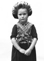 Staphorst 1988 'a girl with traditional costume and hairdo'