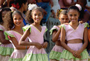Carnival Cuba 'schoolgirls from El Cobre Santiago de Cuba Province'