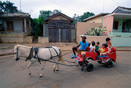Cuba Holguin Prov. Gibara 'transport for children'