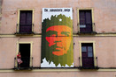 Cuba Camaguey 'billboard Che Guevara'