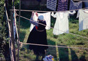 Marken Maretje Teerhuis 1975 'laundry without pegs'