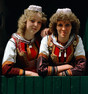 Marken 1983 Aaltje Springer and Loes van Dijk in Whitsun dress.
