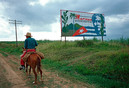 Cuba Santiago de Cuba Prov. La Maya 'political billboard'