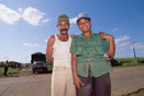 Cuba Cienfuegos Prov. 'sugar-cane couple'
