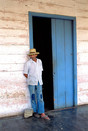 Cuba Villa Clara Prov. Esperanza 'blue door blue jeans'