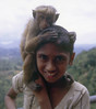 Sri Lanka 1982 Boy with monkey.