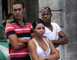 Havana Habana Vieja 'young people in Calle Obispo' 12-2013