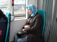 Rotterdam 2012  sleeping woman in the tram