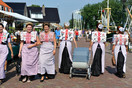 Spakenburg Women in traditional costumes during Visserijdag 2011