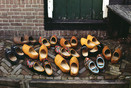 Marken 1972 'different traditional wooden shoes'