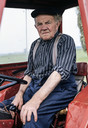 Staphorst 1988 Jan Dunnink sr. on his tractor