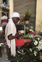 Cuba Havana 'selling flowers by a pretty woman'
