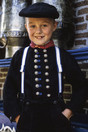 Netherlands Staphorst 1986 'a boy in traditional costume'