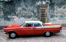Cuba Trinidad ' a restored American old car'