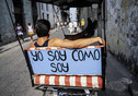 Cuba Havana  Bicitaxi 'yo soy como soy'