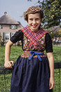 Netherlands Staphorst 1987 'young girl in traditional costume'