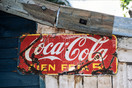 Cuba Pinar del Rio Province 'Coca Cola advertising from the fifties'