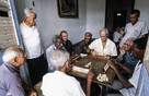 Cuba Holguin Province 'playing dominoes'