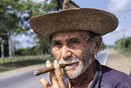 Cuba Remedios 'portrait of a cigar smoking man
