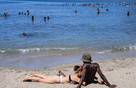 Cuba Santiago de Cuba 'popular beach for locals'