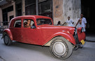 Cuba Havana 'an old French car (Citroen) in Habana Vieja'